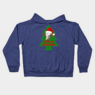 Moo-ry christmas Kids Hoodie